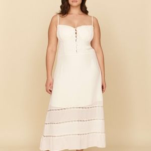 BNWT Reformation Harvest Dress Ivory